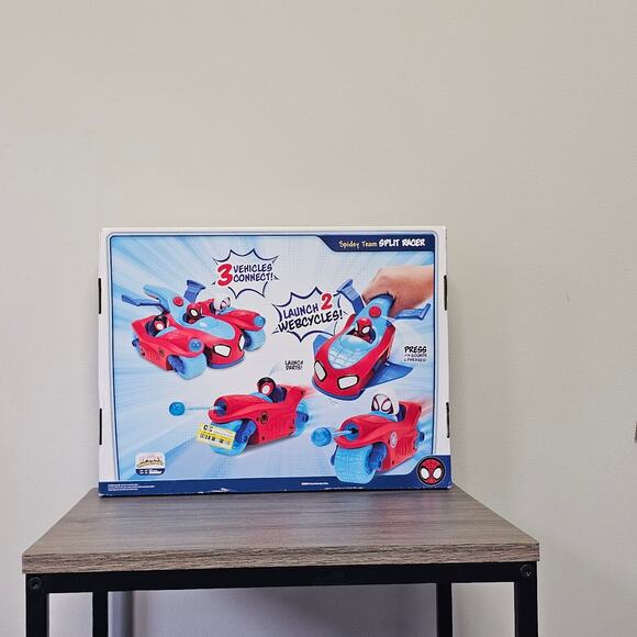 Marvel Spidey and His Amazing Friends Spidey Team Split Racer 3-in 1 Vehicle NWT - Picture 2 of 7